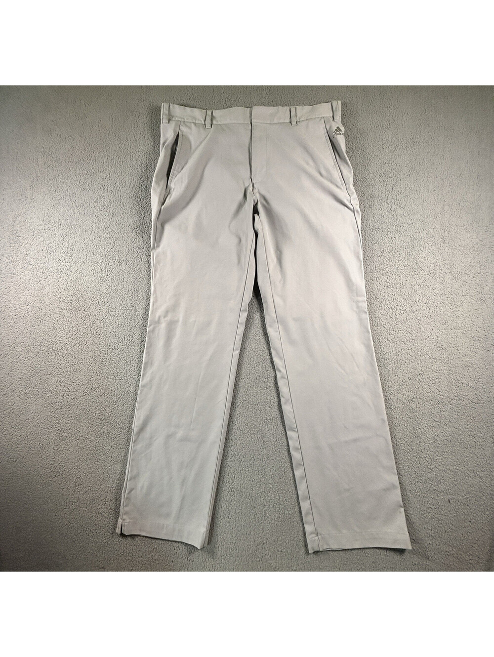Adidas Golf Pants Mens 34/32 Gray ADI Golf Stretch Performance Chino Trouser